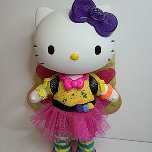 2013 Sanrio Hello Kitty Neon Fairy Glitter Doll with Outfit & Wings